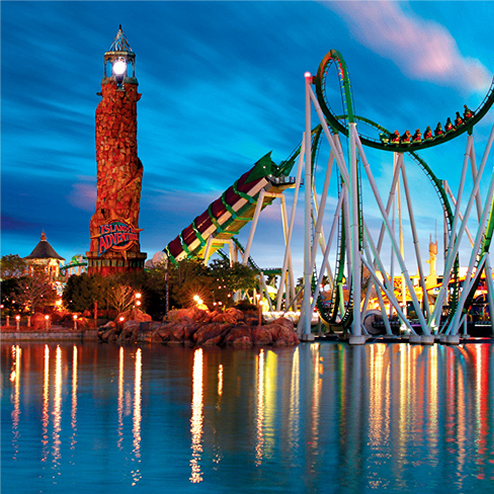 Theme park responsive design